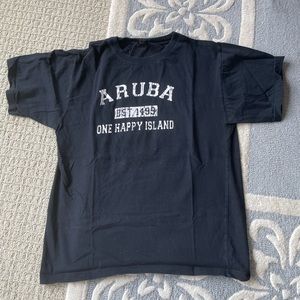 Aruba black short sleeve tshirt